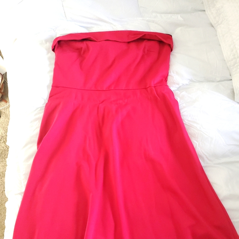 Strapless Banana Republic dress